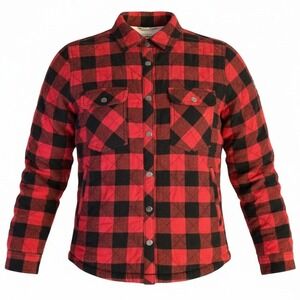 Canadiana Womens Buffalo Plaid Sherpa Lined Flannel Shirt Jacket Teen Size